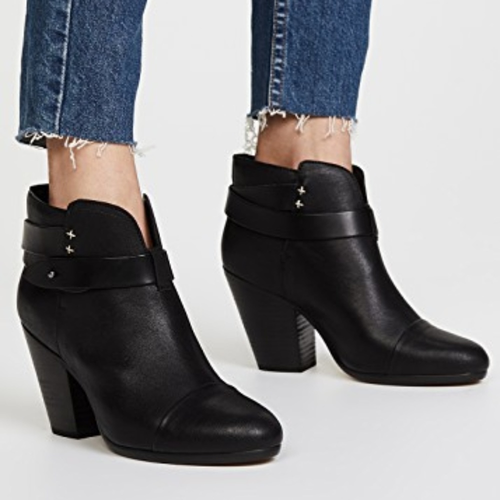 Rag and Bone Harrow Booties in Black
